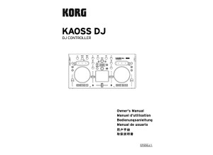 KAOSS DJ OM EFGSCJ1 