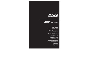 APC Key 25   User Guide   v1.0 