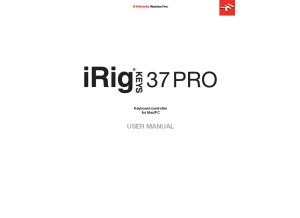 iRig Keys 37 PRO User Manual 