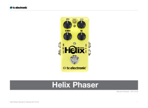tc electronic helix phaser manual french 