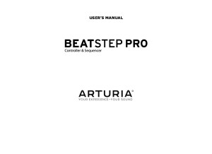 BeatStepPro Manual 1 4 0 EN 