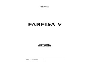 Farfisa V Manual 1 0 0 EN 