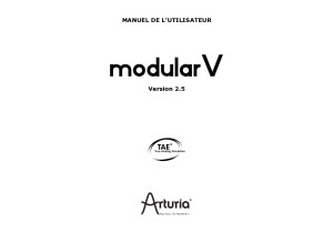 ModularV Manual 2 5 FR 
