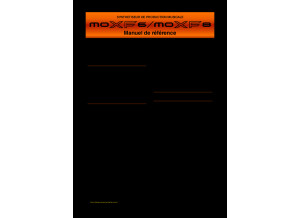 MOXF6 MOXF8 Reference Manual 