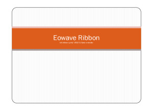 EowaveRibbon manual 