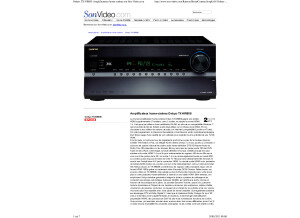 Onkyo TX NR808 Amplificateurs home cinéma sur Son Video 