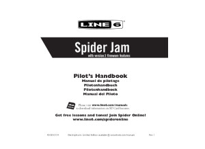 Spider Jam Pilot's Guide   English ( Rev I ) 