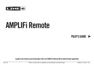 AMPLIFi Remote Pilots Guide   English  