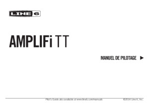 AMPLIFi TT Manual   French ( Rev C ) 