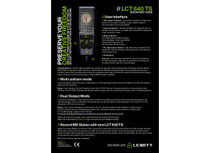 Quickstart LCT640TS online 
