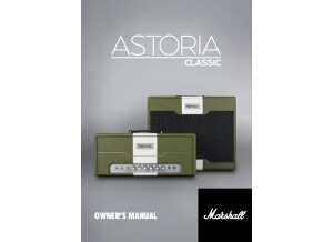 Astioria Classic Mode d'emploi & Manual