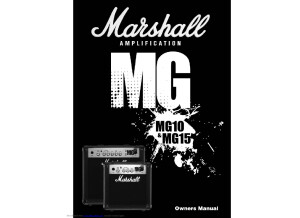 MG10 & MG15 Manual