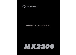 Rodec MX2200 Francais.doc 