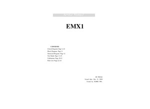 Korg EMX1 Electribe Service Manual 