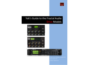 Yeks Guide to the Fractal Audio Drive Models 