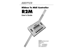 Doepfer R2M UK manual 