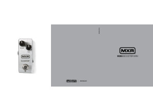 MXR M293 Booster Mini Manual