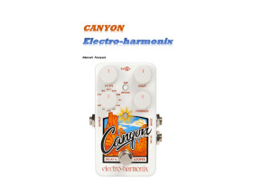Electro Harmonix Canyon Manuel FR 