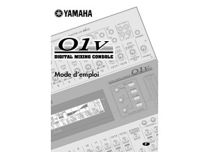 Notice Yamaha 01V Fr 
