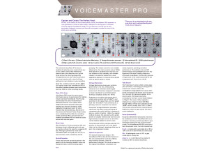 Voice Master Pro - brochure 