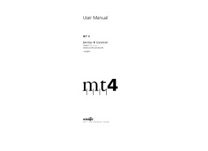 Emagic mt4   User manual 
