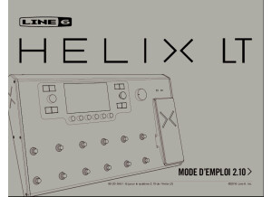 Helix LT Owner's Manual   French  