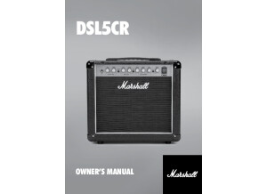 Marshall DSL5C Manual