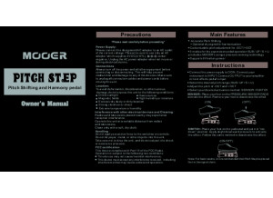 Mooer Pitch Step Manual