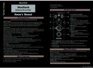 Mooer ModVerb Manual