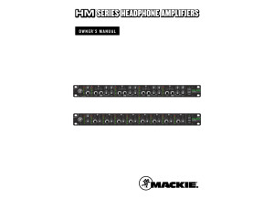 Manual HM Series Headphone Amplifiers 