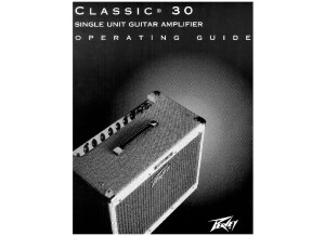 Peavey Classic 30 1993 Manual
