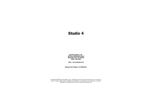Opcode Studio 4 Manual 1995 
