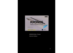 KRONOS Editor Guide french 