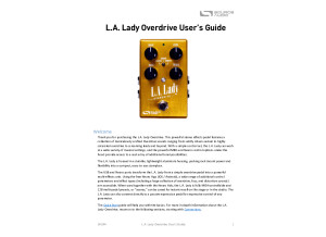 Source Audio L.A. Lady Manual