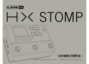 HX Stomp Manual - French