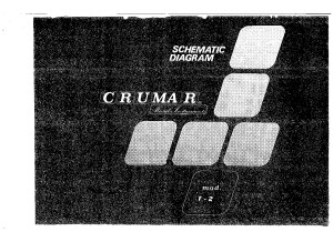 Crumar T-2 Service Manual