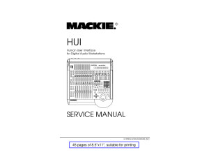 Mackie_HUI_Service_Manual