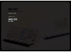Korg MS-20 PatchBook (new, available for MS-20 min & iMS-20)