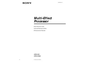 Sony DPS-V55 Effect Parameter Guide