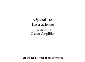 GK Backline 100