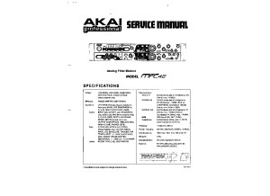 Akai MFC42 Service Manual