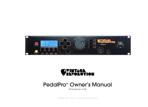 Pedal Pro Manual - Firmware 6.05 - English