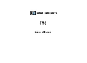 FM8 manuel utilisateur francais
