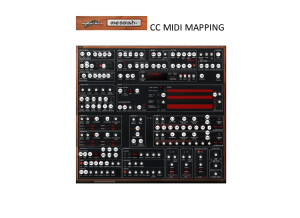 Messiah CC MIDI Mapping