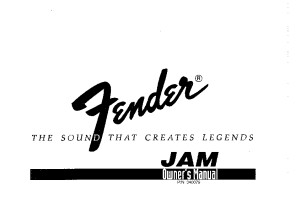 Notice Ampli Fender JAM