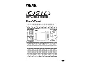 Yamaha 03D - Owner's Manual
