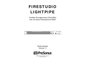 FireStudio Lightpipe