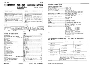 Boss-SE50-Service-Manual