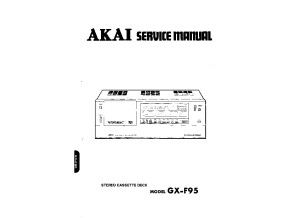 Akai-GXF-95-Service-Manual