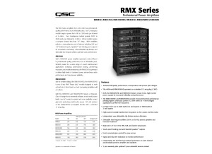 RMX Series Specifications
